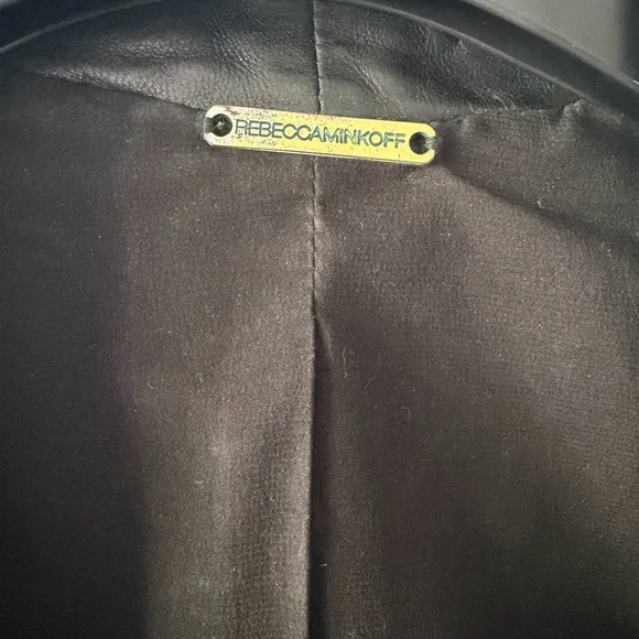 Rebecca Minkoff Black Leather Jacket - Picture 6 of 6